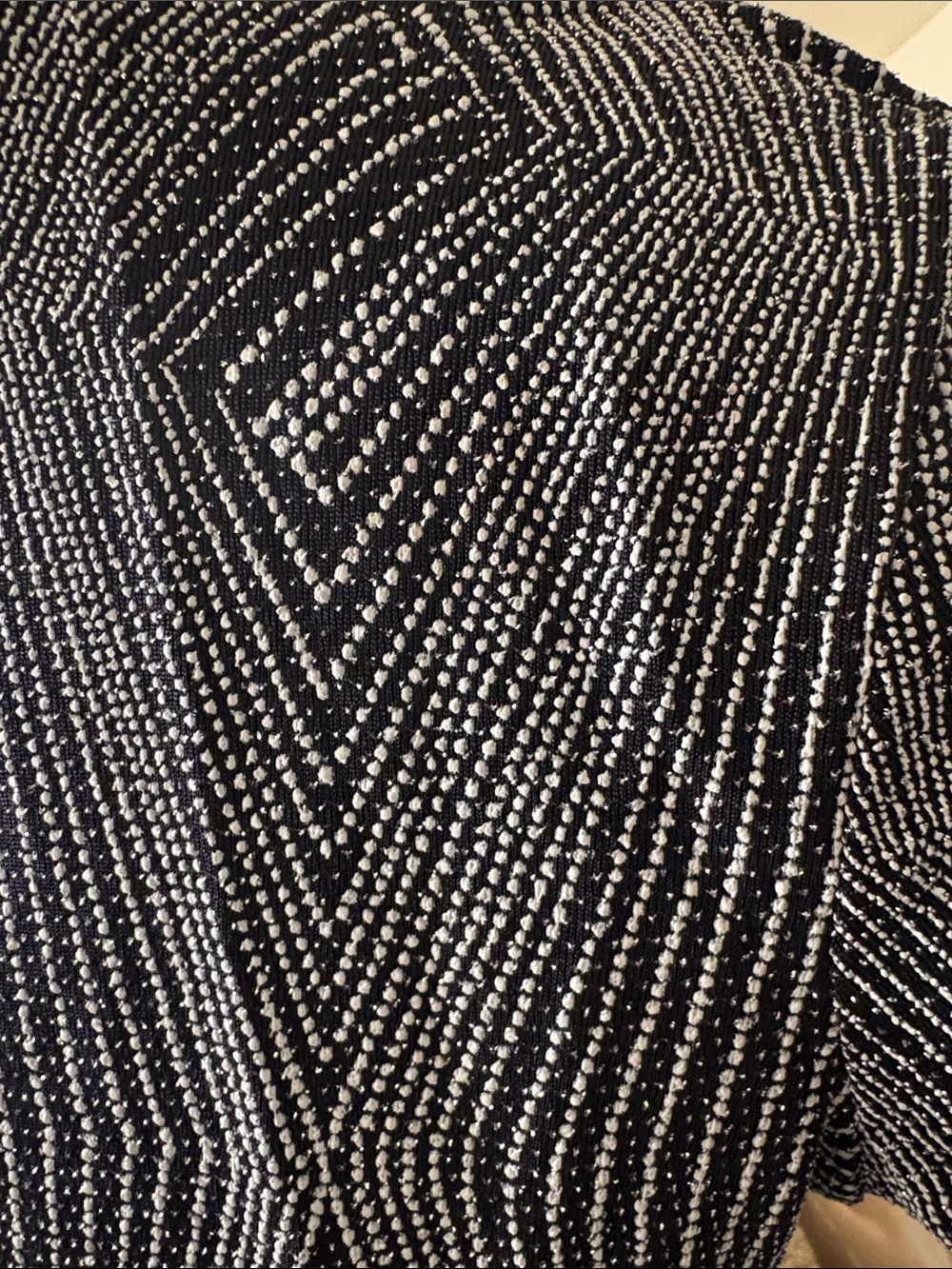Black & Silver Beaded Two-Piece Top Set - Picture 5 of 5